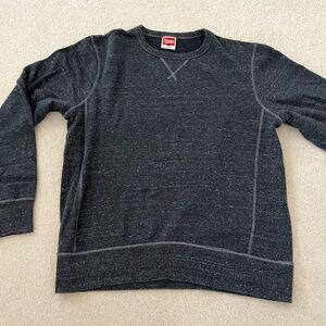 HOMAGE Black Heather Crewneck Pullover